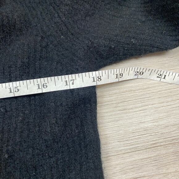 Zadig & Voltaire Cashmere Open Cardigan Hooded Women's M Goth Emo - Picture 5 of 7